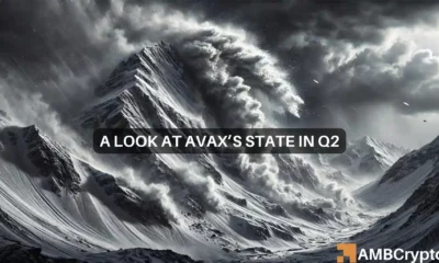 Avalanche Q2 report - Fees down 22%, NFTs plunge 90%: Will AVAX's Q3 be better?
