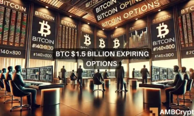 1 billion Bitcoin options set to expire as whales sell off: What's next?
