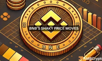 Binance Coin climbs over 10% weekly despite hourly declines