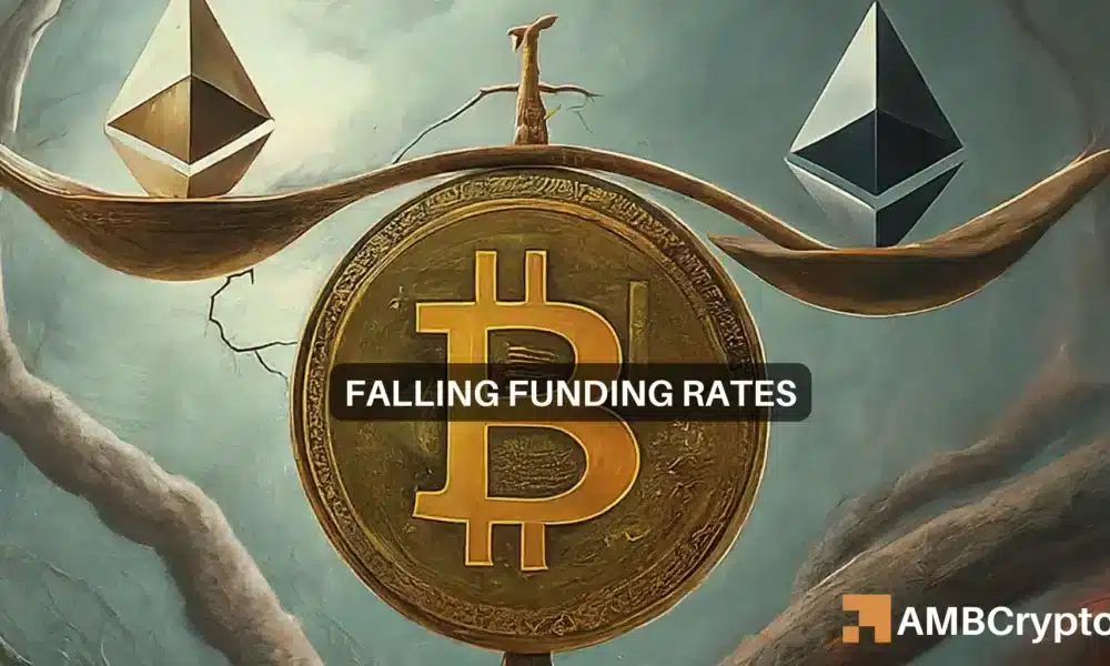 Crypto funding rates take a dip – How will Bitcoin, Ethereum be impacted?