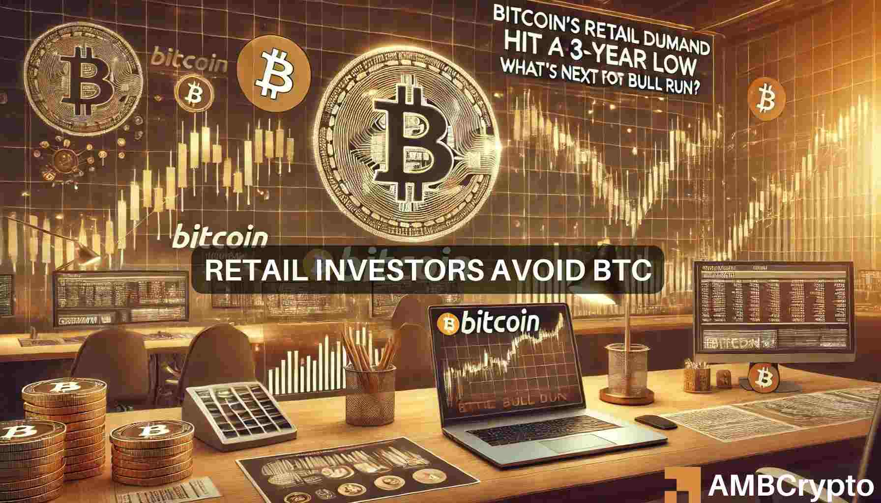 Bitcoin’s bull run continues, but where’s the retail demand?