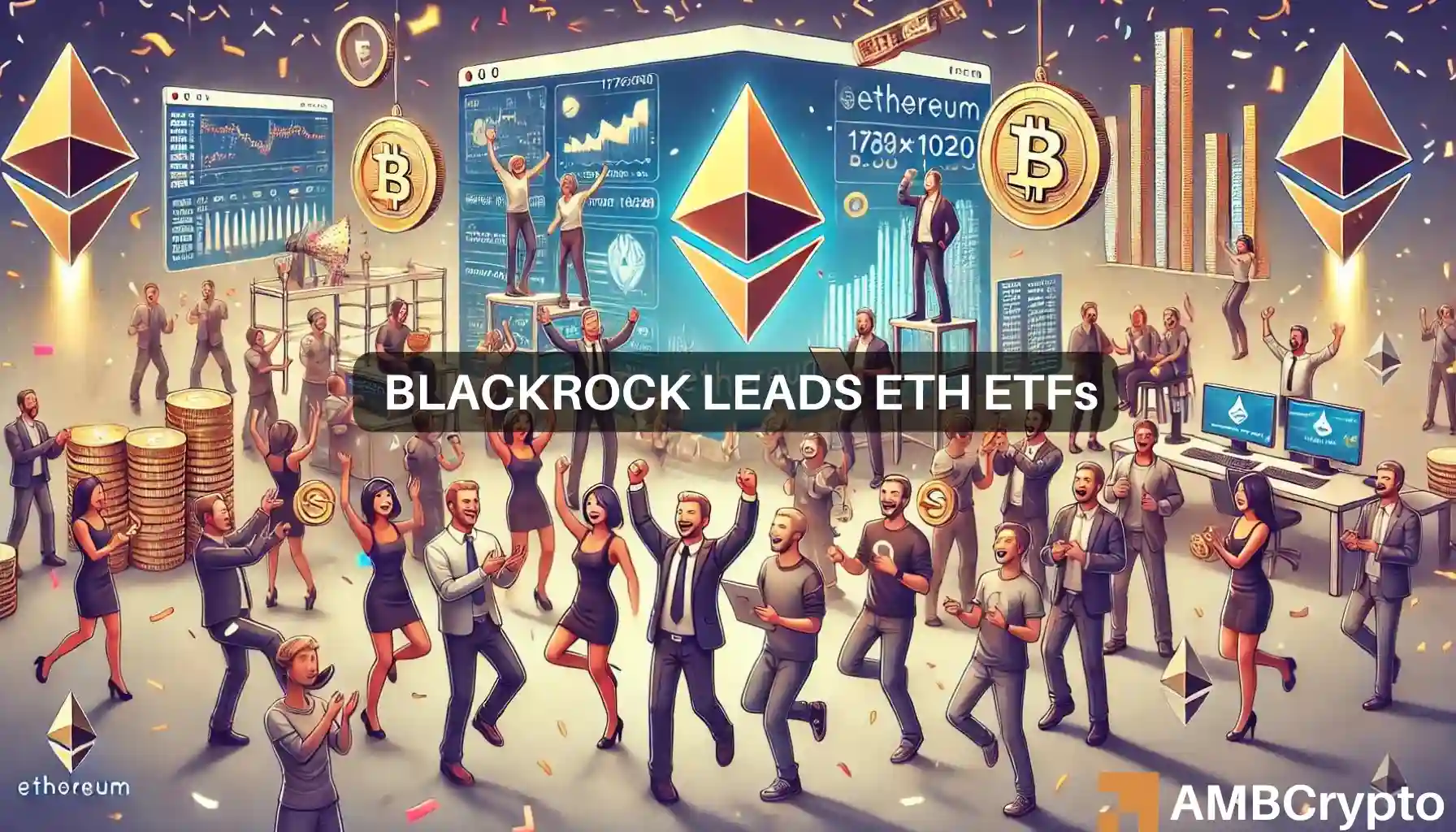 BlackRock leads ETH ETFs