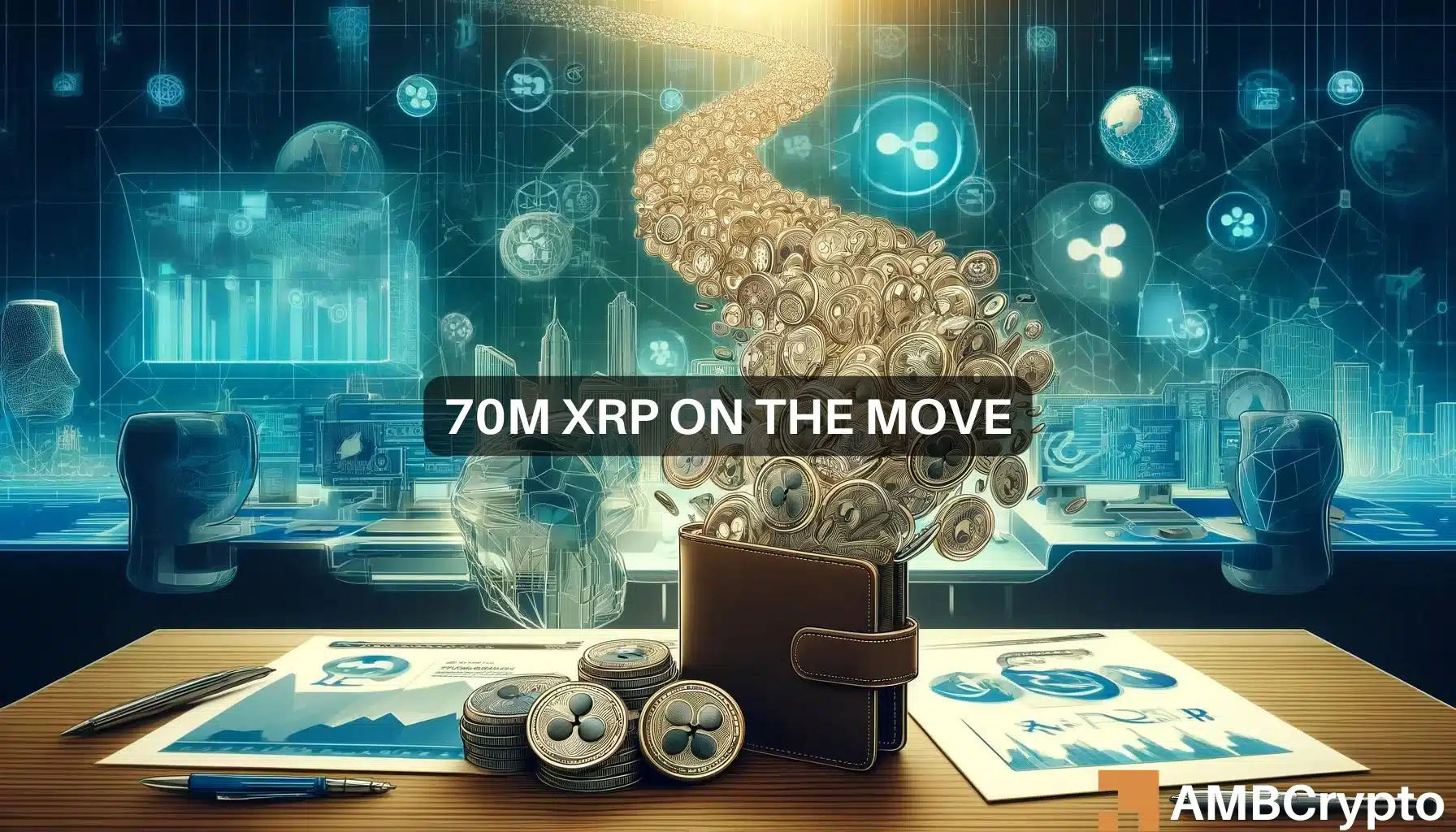 XRP whale watch: Will moving 70M tokens help the altcoin reach $1?