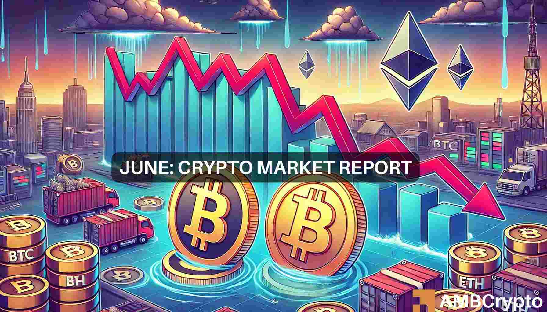 Crypto exchanges hit hard in June – Here’s what happened