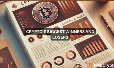 Crypto market's weekly winners and losers – HNT, JUP, NOT BRETT