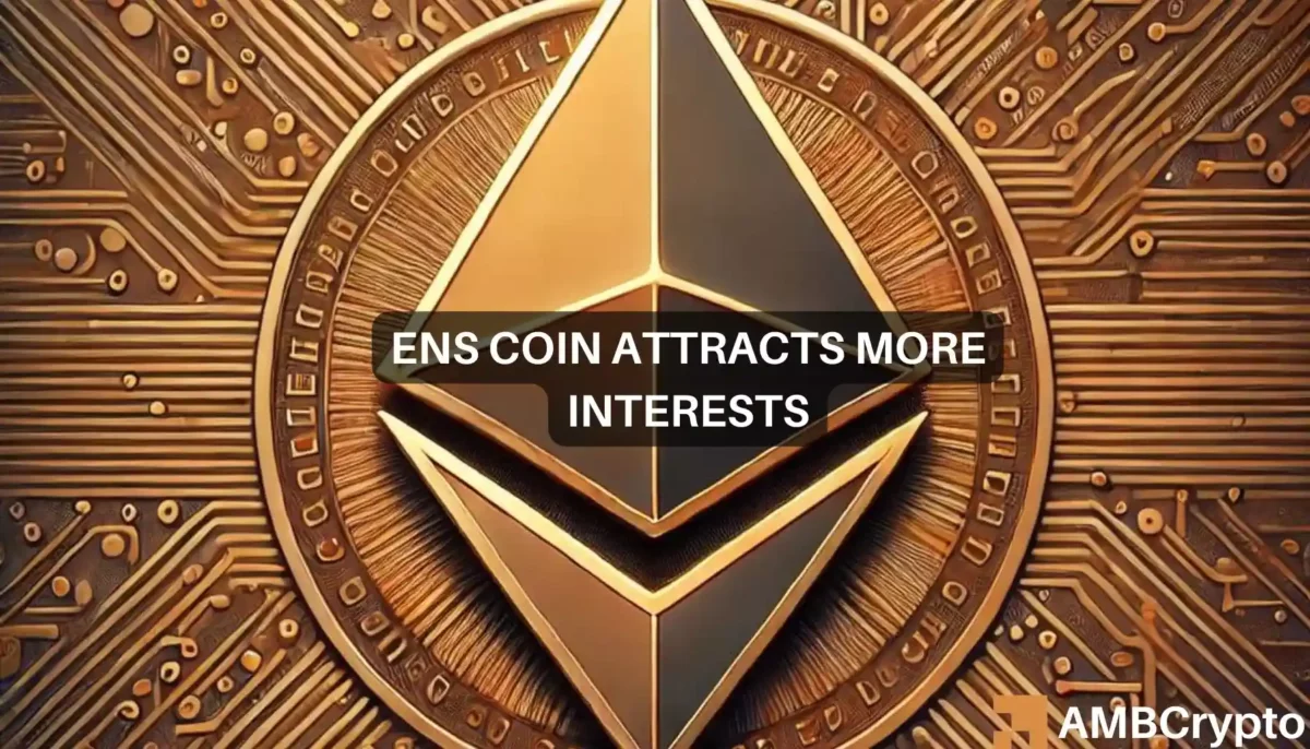 ENS coin hits $1 billion cap following 24-hour 30% spike