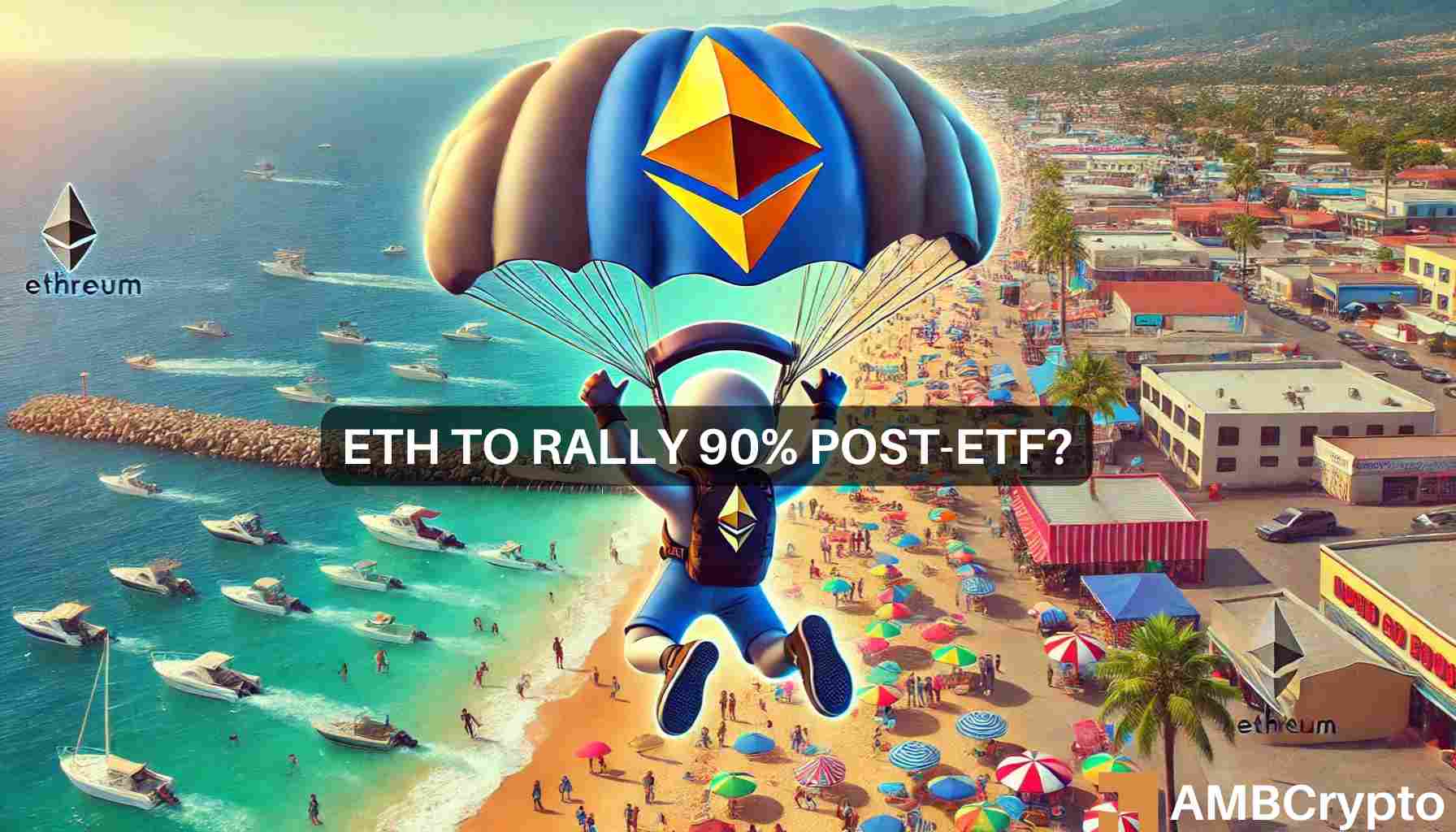 Ethereum echoes Bitcoin’s post-ETF pattern: Will ETH rally 90%?