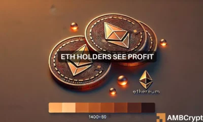 Recent buyers profit as Ethereum's market cap grows over 14%