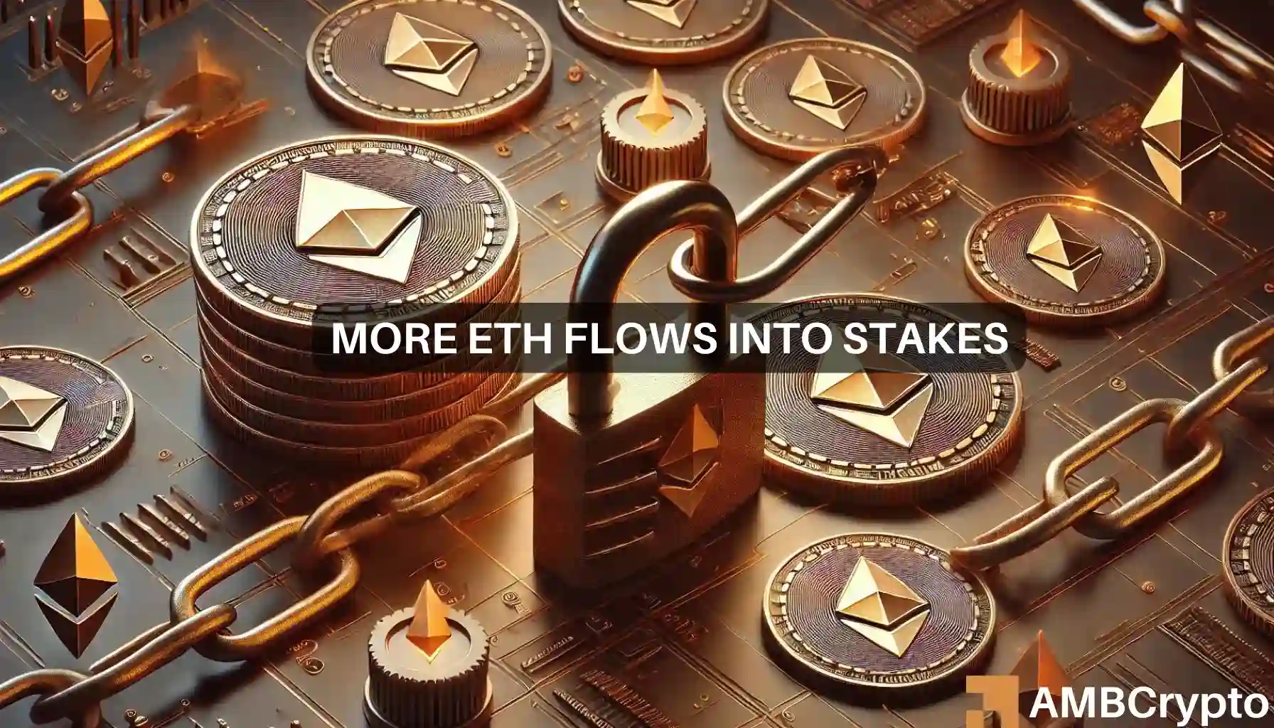 Ethereum staking rises, exchange reserves dip: What this means for ETH