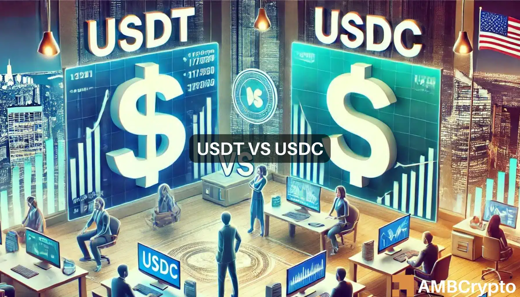 Is USDT in danger as USDC’s market share rises 37%? Assessing…