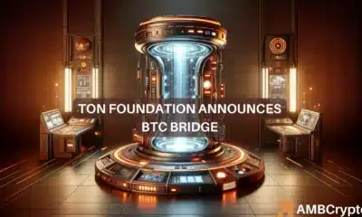 TON's Bitcoin bridge is coming soon! For Toncoin, that means...