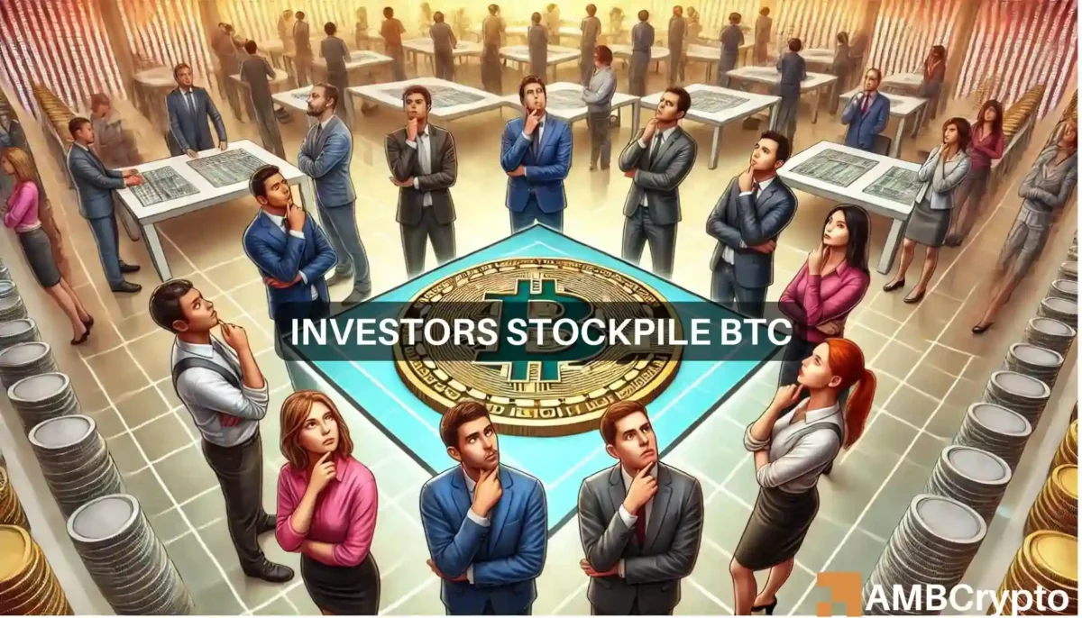 Investors are accumulating Bitcoin