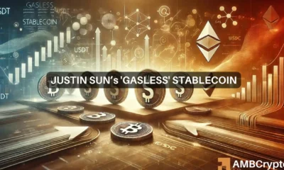 Justin Sun’s 'gasless' stablecoin