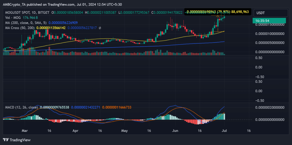 Mog coin smashes 100% gains in 7 days: Will MOG's bull run continue ...