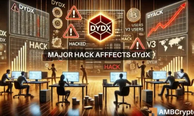 Major hack affects dYdX