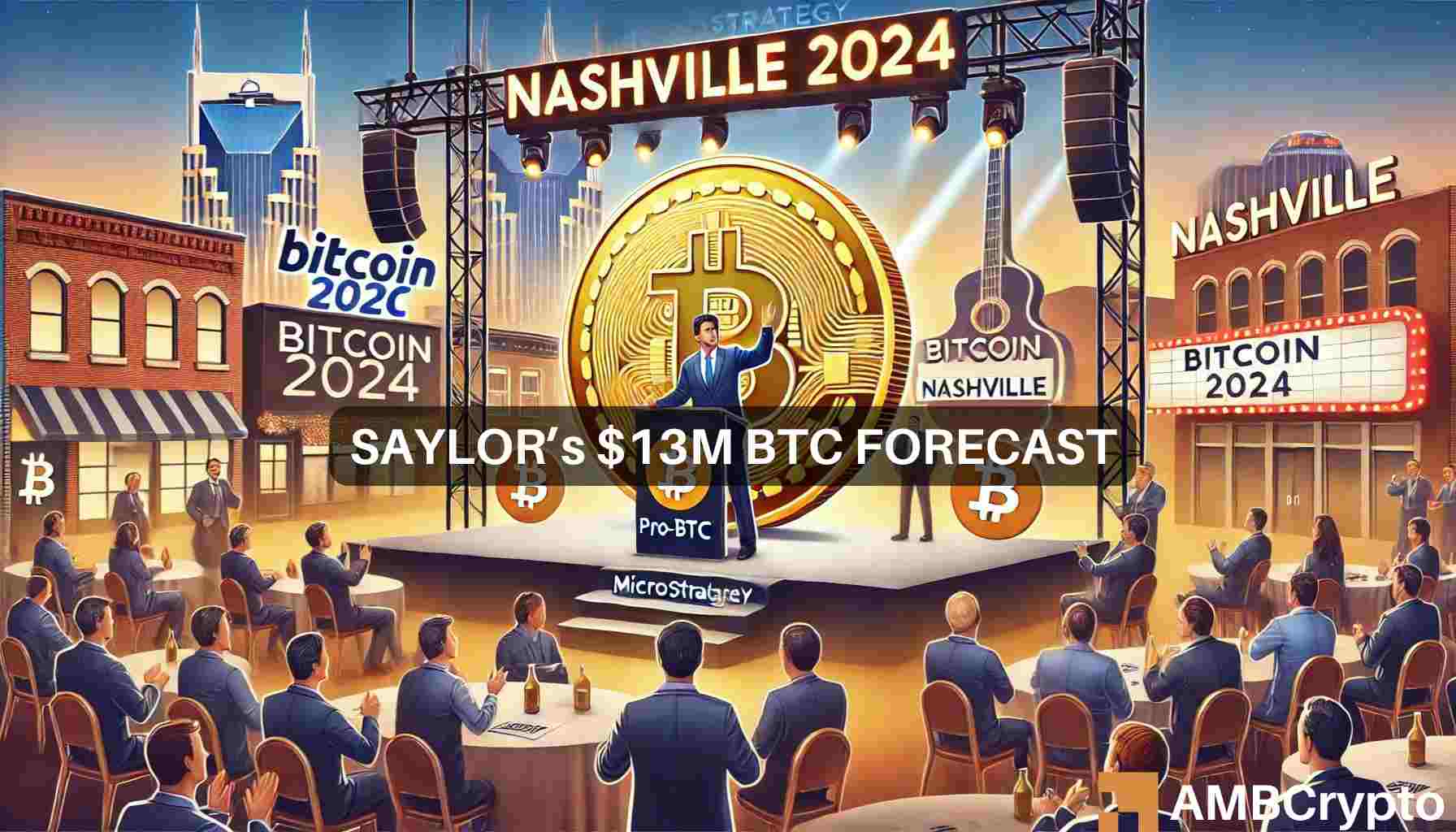 $3M or $49M - Michael Saylor's Bitcoin projections for 2045!