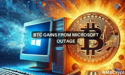 Microsoft outage: How Bitcoin thrived during the global IT shutdown