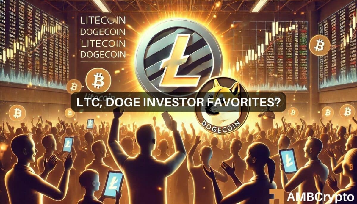 LTC, DOGE Investor Favorites?