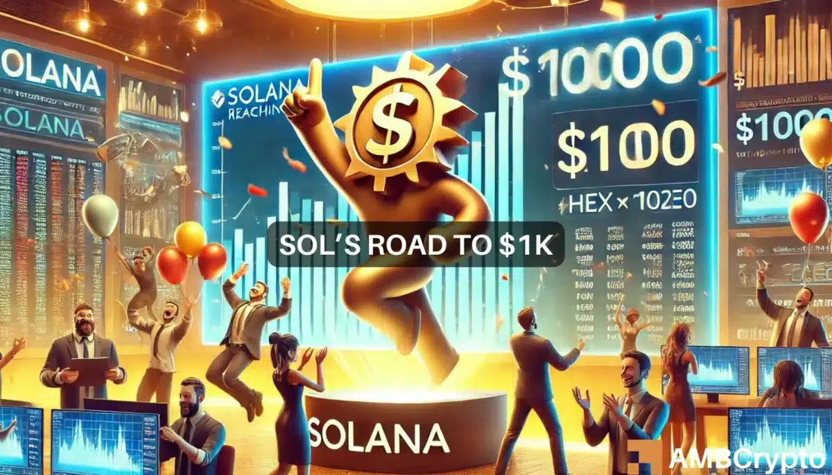 Solana can hit $1000 during its next bull run, but on some conditions