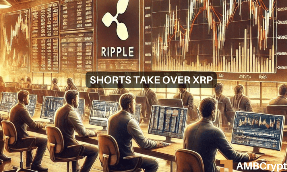 XRP short sellers dominate: Will the altcoin fall to bears?