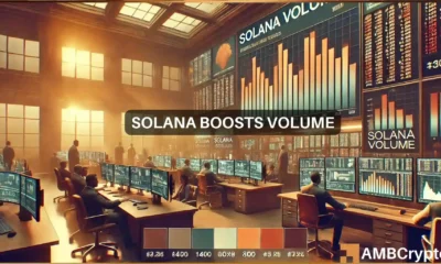 Solana's trading volume hits $1.6 billion amid memecoin surge