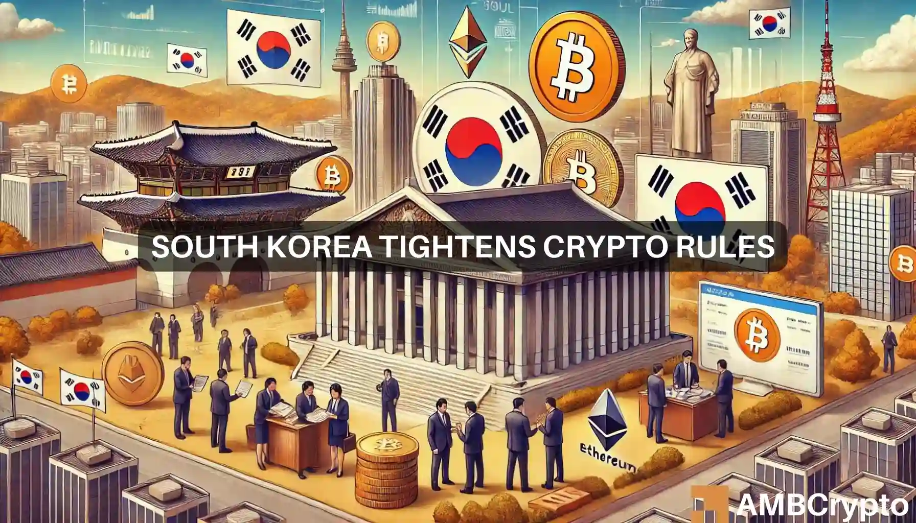 South Korea implements new crypto regulations, details here