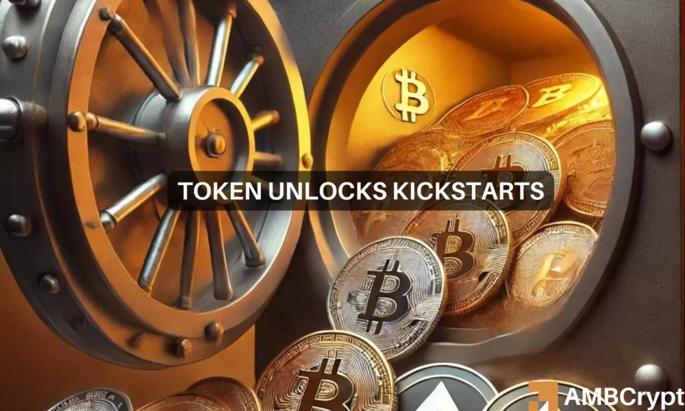 What $1 billion in token unlocks this week means for investors
