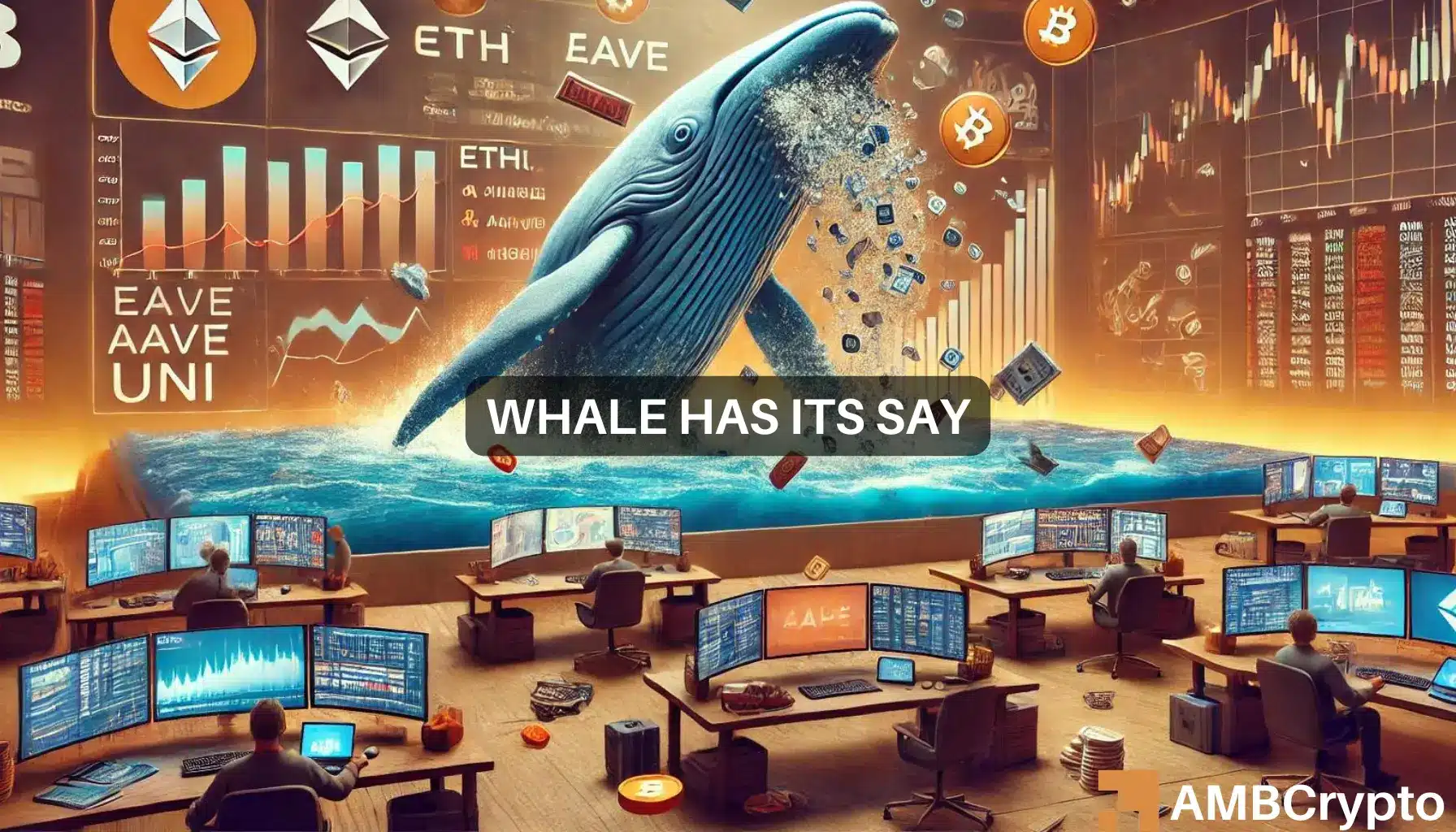 What this whale's latest dump means for ETH, AAVE, and UNI's prices