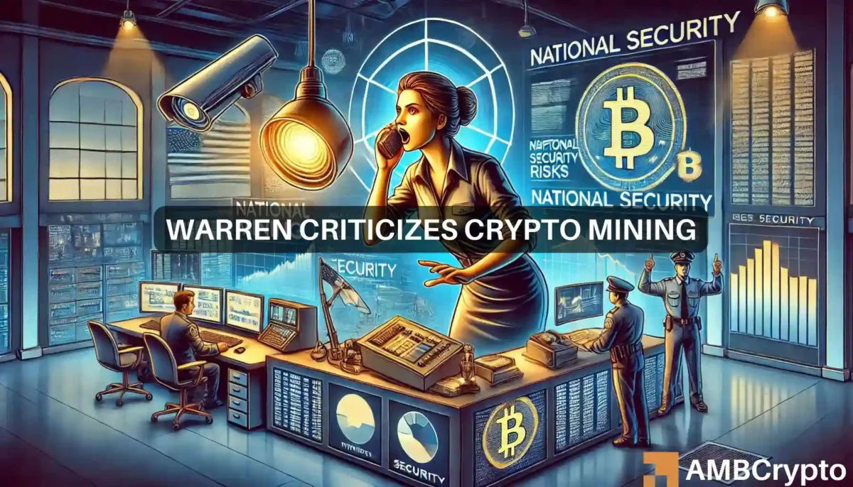 Crypto-mining poses national security concerns - Senator Warren