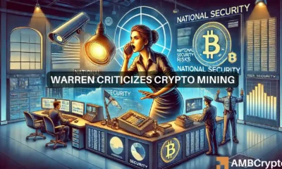 Crypto-mining poses national security concerns - Senator Warren