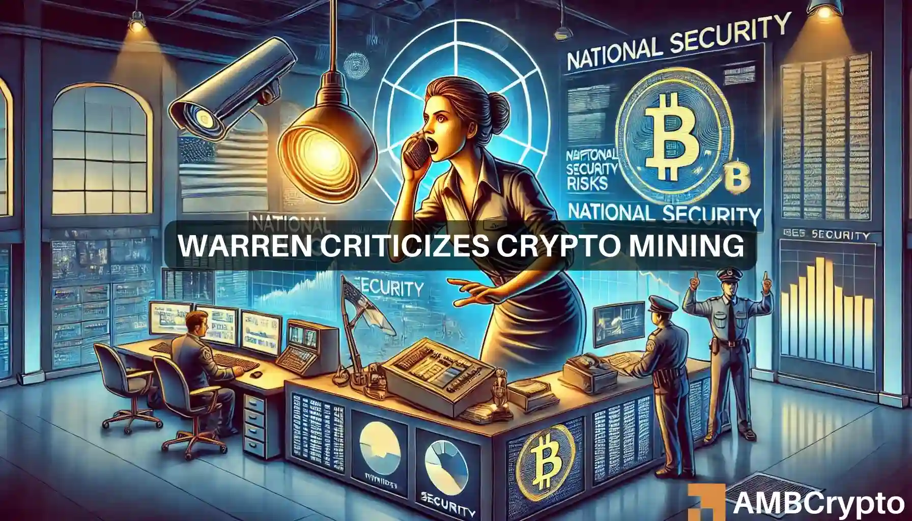 Crypto-mining poses national security risks – Senator Warren logo