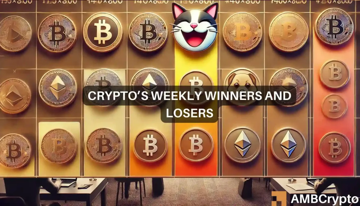 Crypto market's weekly winners and losers – AAVE, MOG, RNDR, WIF