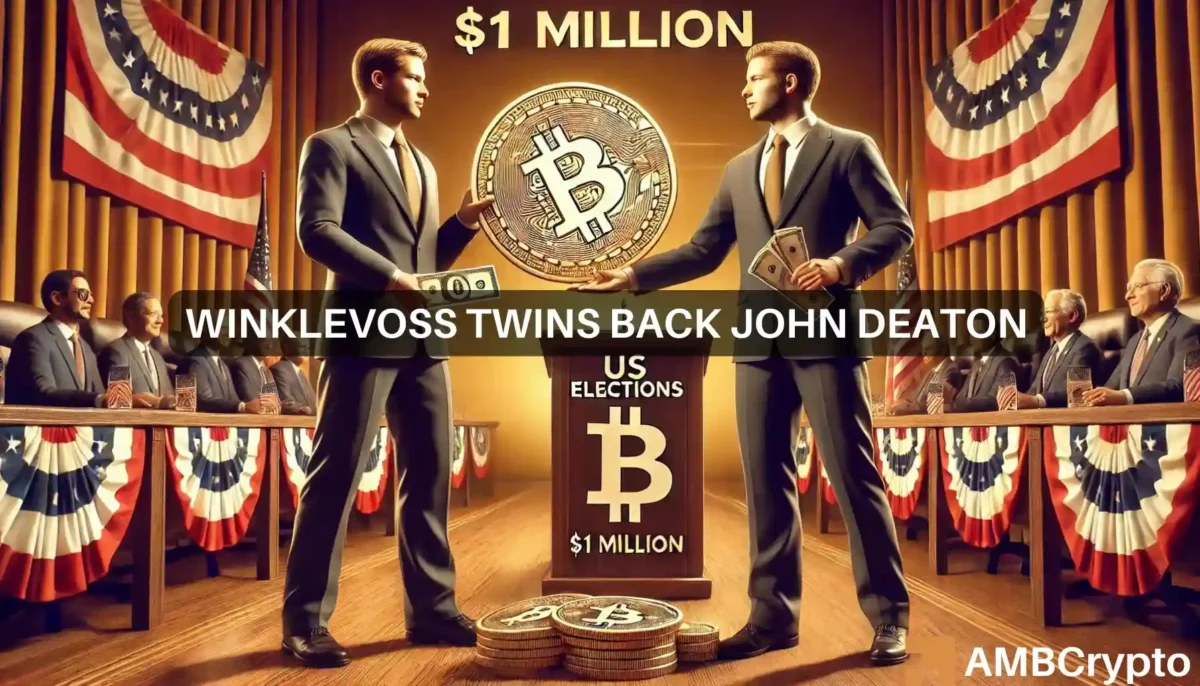 Winklevoss twins back John Deaton