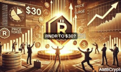 Why RNDR's 13.41% surge could mean $30 for AI token by August