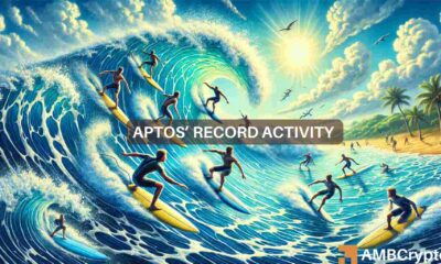 Aptos hits record 326M daily transactions: Will it help APT's price?