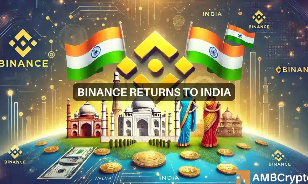 Binance pays $2.25M fine, returns to India – Impact on BNB?