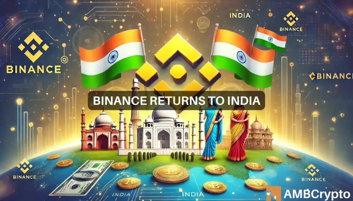 Binance pays $2.25M fine, returns to India: Impact on BNB?