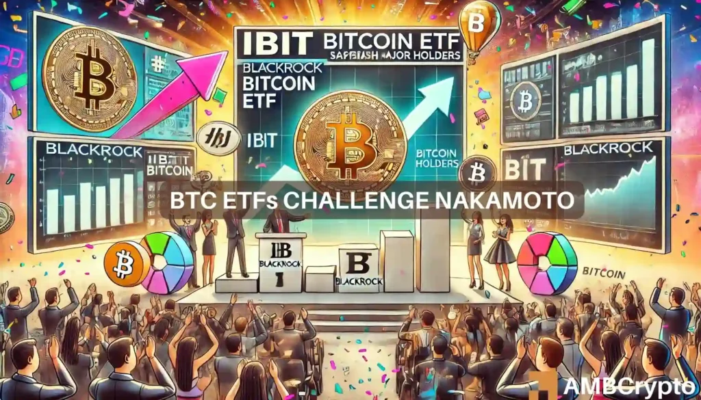Will U.S. Bitcoin ETFs pass Satoshi Nakamoto's BTC holdings in 2025?