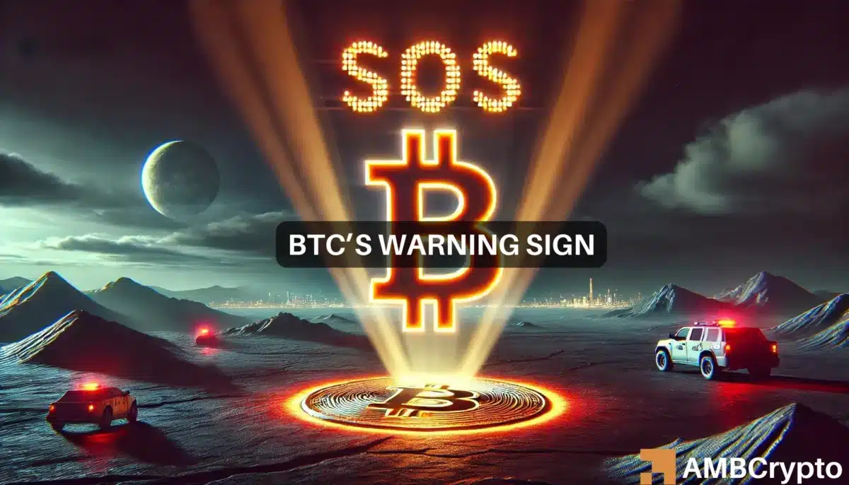 Bitcoin flashes bearish signs! Watch out for THIS crucial level