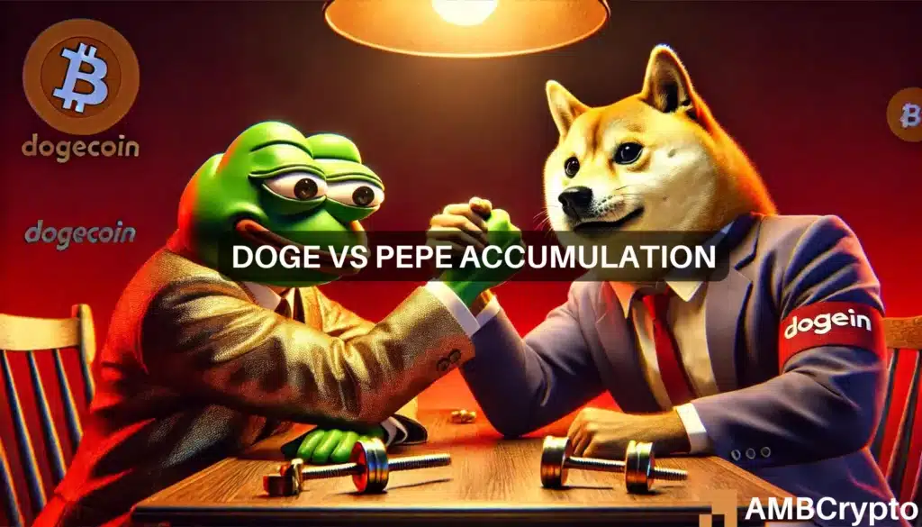 Dogecoin vs PEPE - Accumulation trend comparison offers a surprising finding!