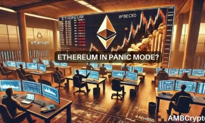 Ethereum sell-off escalates as 64% of holders go 'out of the money"