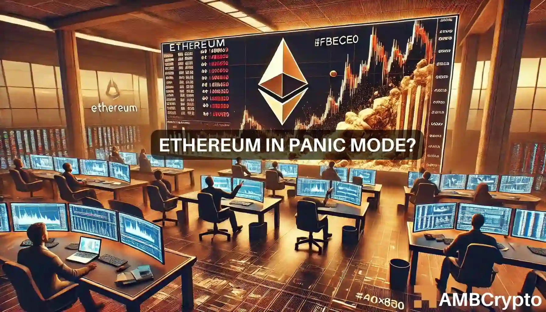 Ethereum sell-off escalates as 64% of holders go 'out of the money