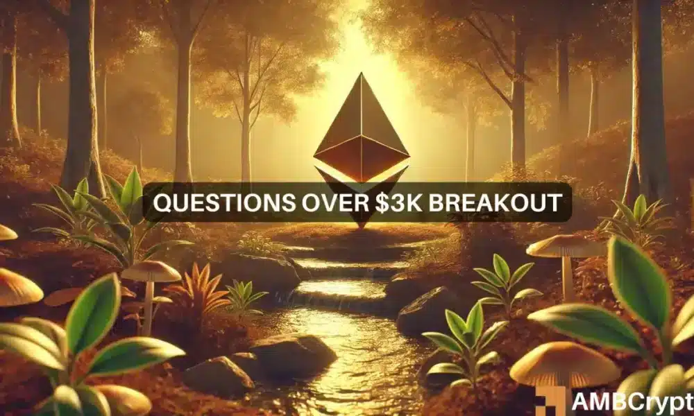 Ethereum set for a k breakout? What on-chain data shows