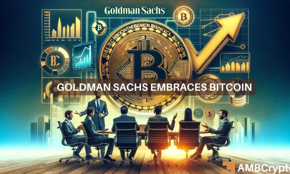 Goldman Sachs reveals $500M Bitcoin stake: ‘Even bankers cannot resist BTC’