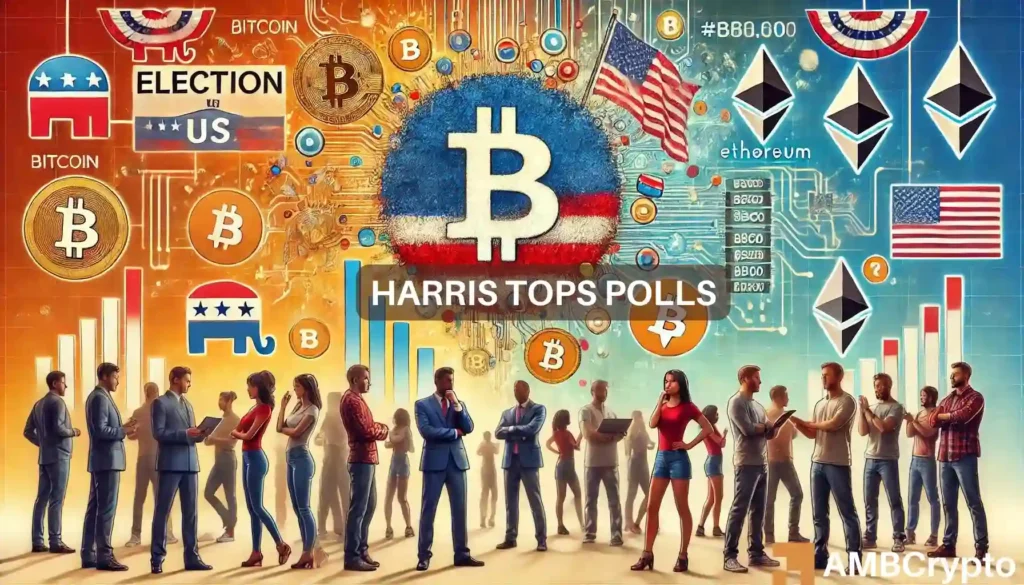 Did 'Crypto for Harris' help Kamala overtake Trump in Polymarket predictions?