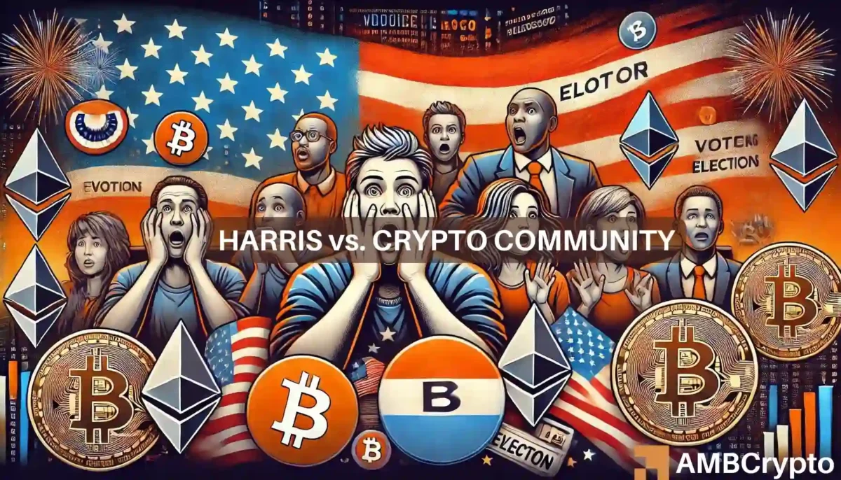 Harris vs. crypto community