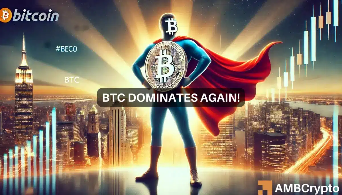 Bitcoin dominance nears 60%: Will BTC help altcoins boost as well?