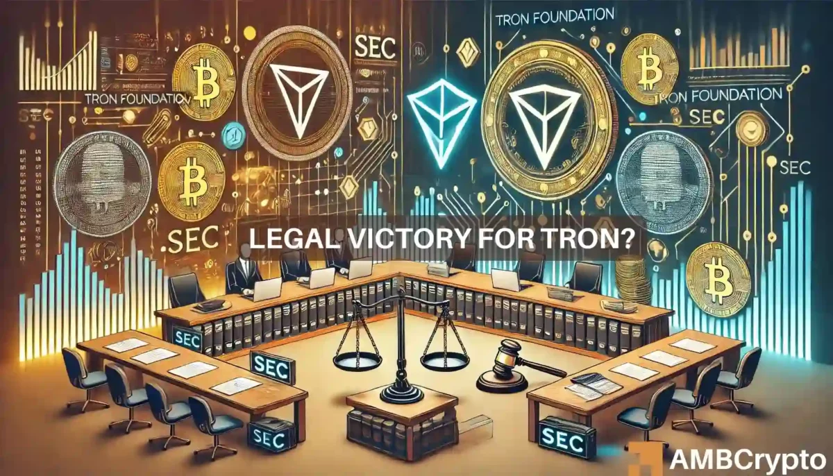 Tron Foundation scores 'legal victory' - Judge rejects SEC’s request