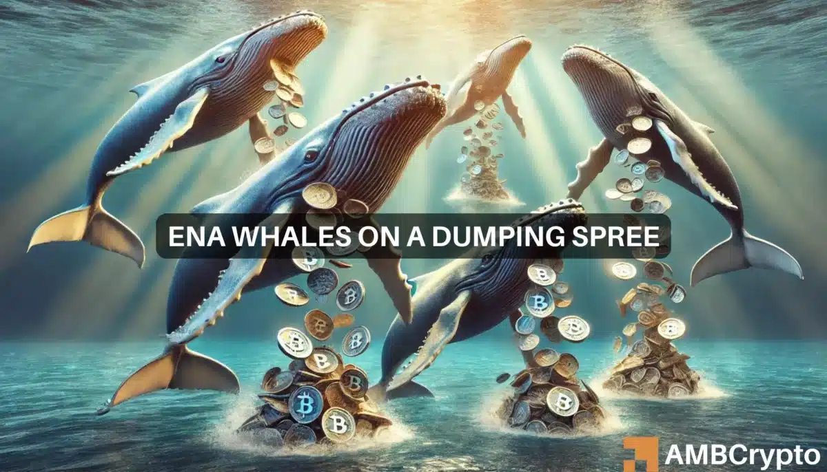 Ethena whales offload 22 mln ENA at $7 mln loss: Crash incoming?