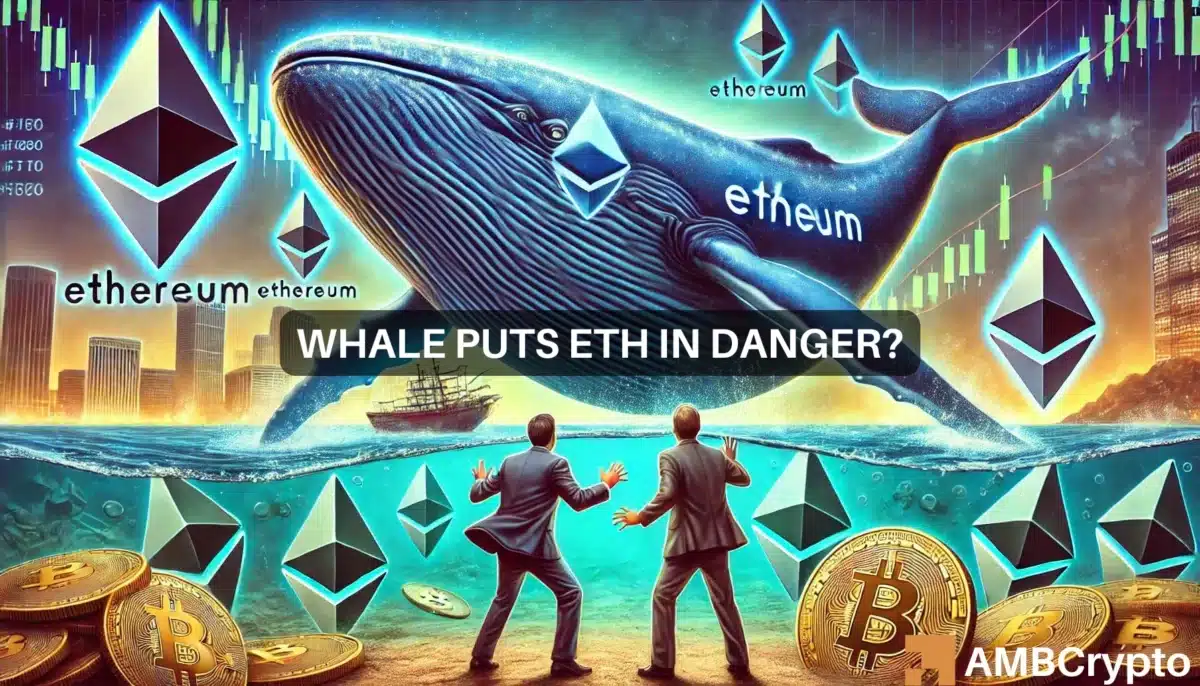 Ethereum whale watch: Does THIS movement indicate a market sell-off?